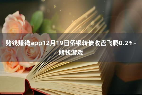 赌钱赚钱app12月19日侨银转债收盘飞腾0.2%-赌钱游戏